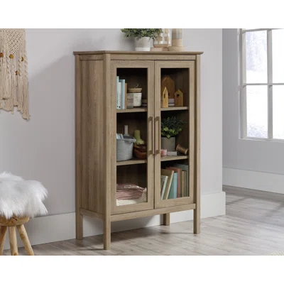 Harivender 32'' Wide 3 - Shelf Storage Cabinet