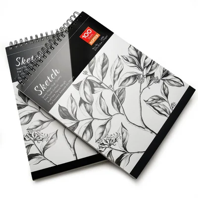 2Pcs Sketchbook 9X12" Pads 100 Sheets Drawing Paper