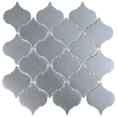 4" x 4" Metal Random Mosaic Wall Tile