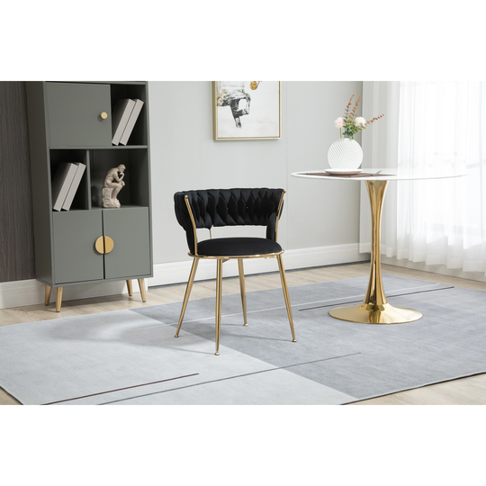 Velvet Leisure Dining Chairs with 2PC /Set