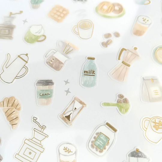 One's Diary Life Sticker"Coffee" From Japan | Mind Wave