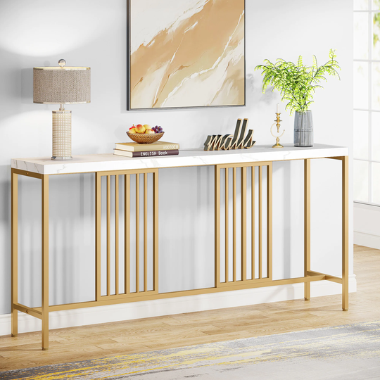 70.9" Console Table Sofa Table, Narrow Long Entryway Table Hallway Table