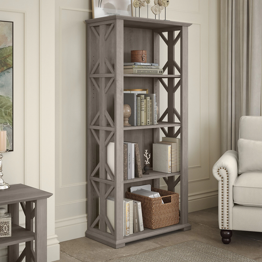 Homestead 4 Shelf Farmhouse Bookcase by Bush Furniture