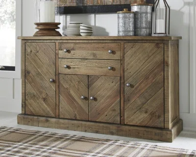 Dokun 61" Wide 2 Drawer Sideboard