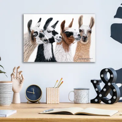 Peruvian VIsitors by Jan Henderson - Unframed Graphic Art