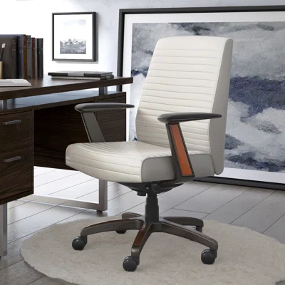 La-Z-Boy Emerson Modern Executive Ergonomic Office Chair with High Back and Lumbar Support