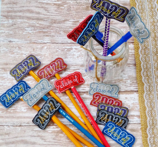 Class Of 2022, 2023, 2024, 2025 Pencil Topper Large Quantity Discounts Available