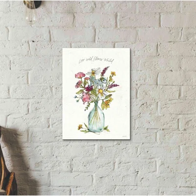 Simply Petals II by Anne Tavoletti - Wrapped Canvas Graphic Art Print