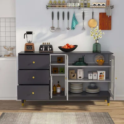 Deronda 55.1" Wide 3 Drawer Sideboard