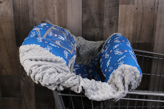 Shopping Cart Cover. High Chair La Dodgers Boy Girl Cover