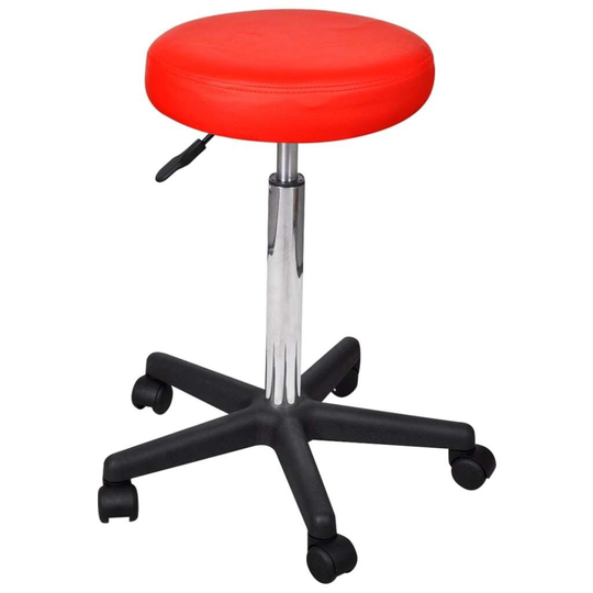 Global Pronex Office Stool Faux Leather Backless