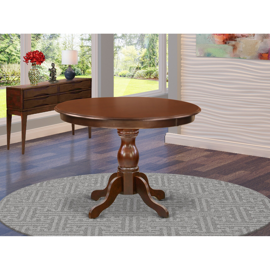 Modern Kitchen Table with Table Surface and Dining Table Pedestal Legs - (Finish Option)