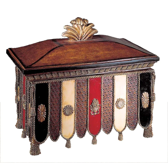 Ambience Decorative Box from the Hearst Collection - Belcaro Walnut with Color Accents