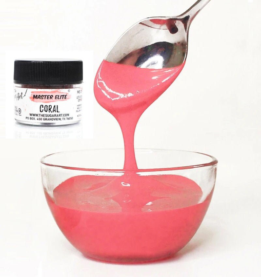 Coral Master Elites Food Color From The Sugar Art - Small 4G Jars