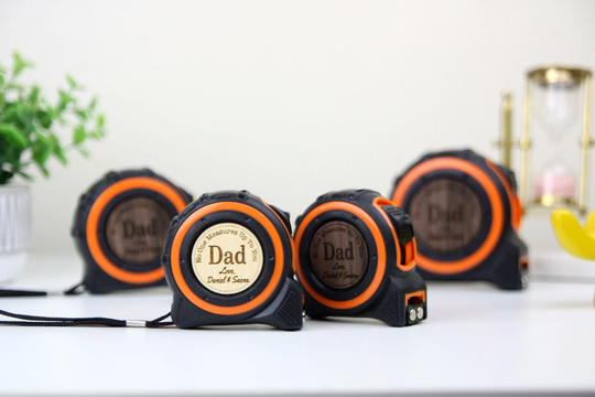 10Ft Personalized Measuring Tapes - No One Measures Up To You | Gifts For Dad, Grandpa Woodworker Gift Metric & Inches