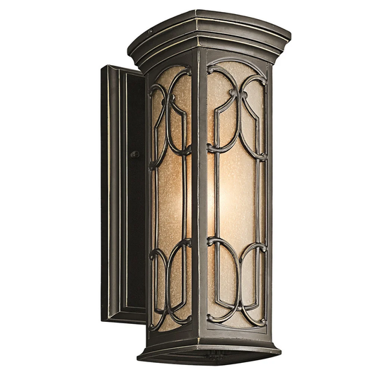 Kichler Lighting Franceasi Collection 1-light Olde Bronze Outdoor Wall Sconce