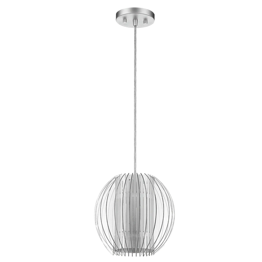 Phoenix 1-light Metallic Silver Pendant