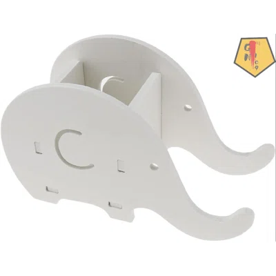 Elephant Pen Holder Cell Phone Stand Pencil Holders Desk Storage Box Multi-Unction Wood