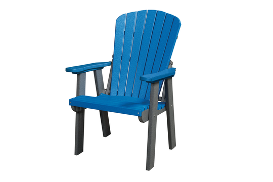 Dutchcrafters Fan Back Adirondack Poly Patio Chair - Choose Your Colors Amish Made in Usa