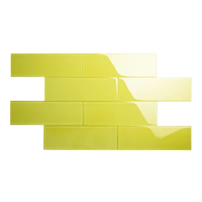4" x 12" Glass Tile Design Subway