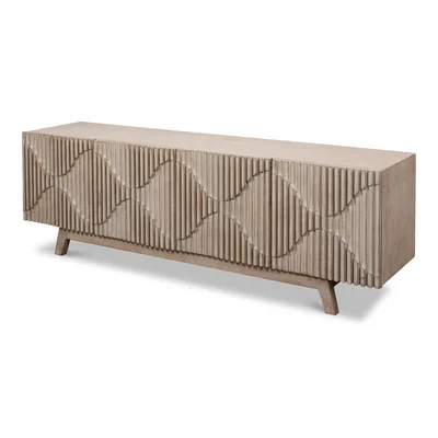 Lola 74'' Wide Pine Wood Sideboard