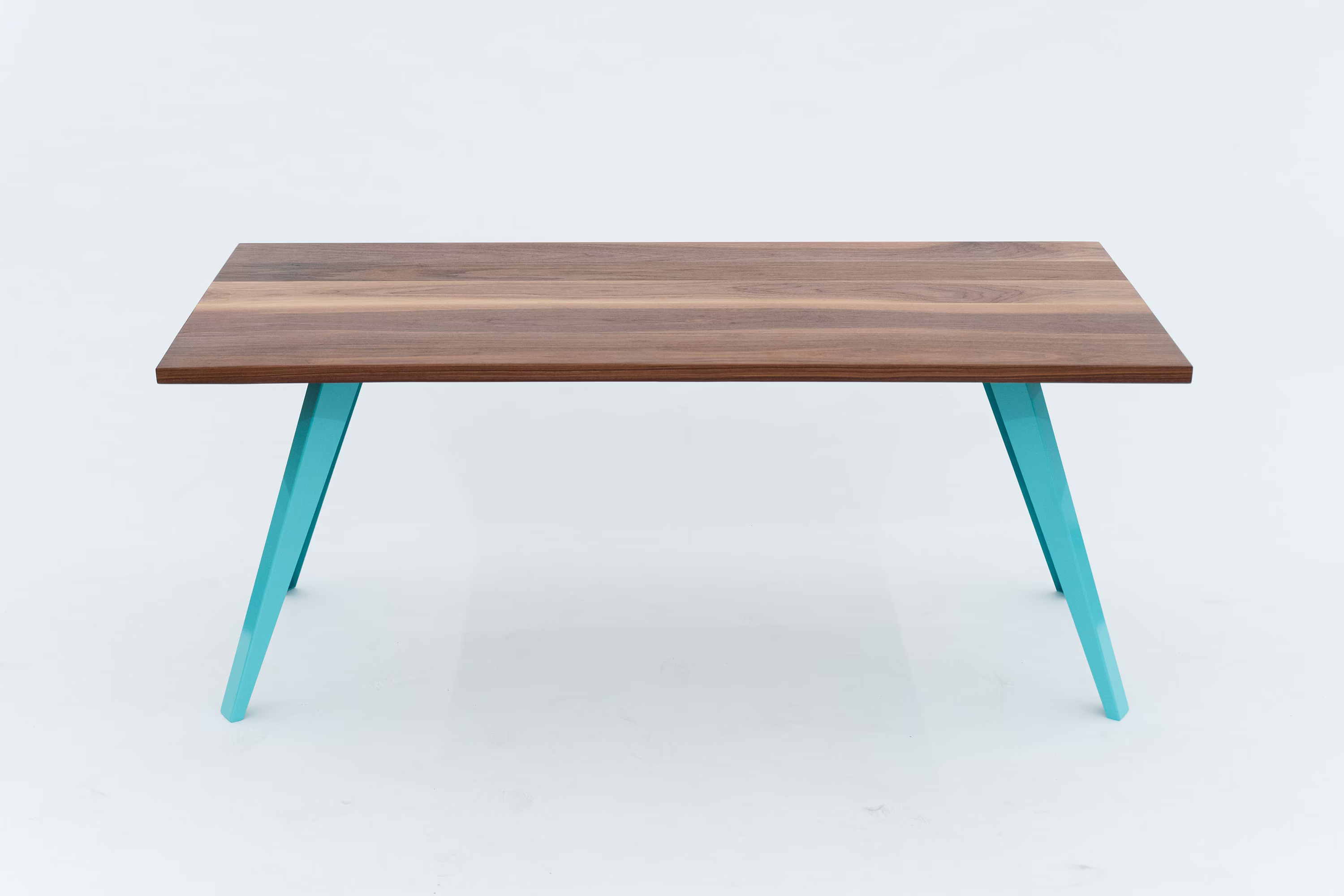 The Pismo Table // Mid Century Modern, Commercail Table, Modern Dining Danish Kitchen Walnut Restaurant Table