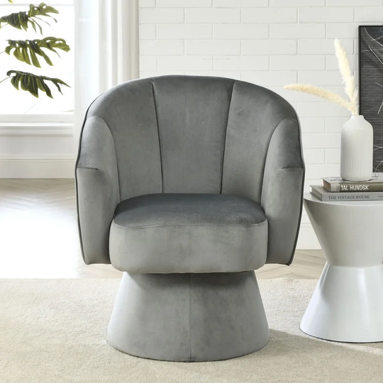 Modern Tufted Accent Lounge Chair Barrel Chair