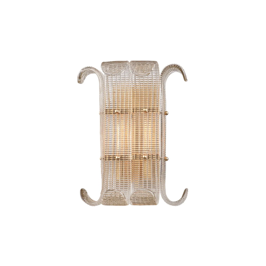 Hudson Valley Brasher 2-light Aged Brass Wall Mount