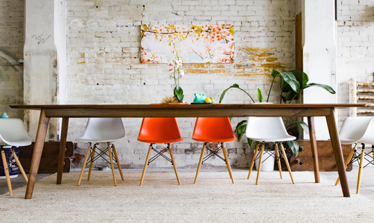 Walnut Dining Table| Modern Handcrafted Solid Wood Furniture By Moderncre8Ve