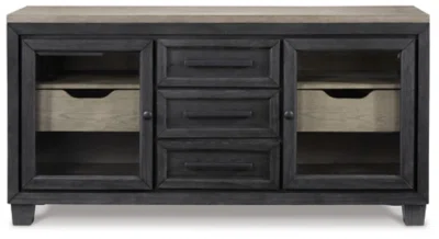64" Wide 5 Drawer Sideboard