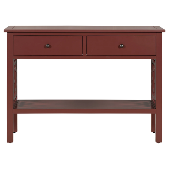 41'' Solid Wood Console Table Sofa Table for Living Room