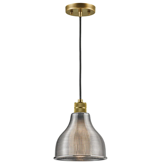 Kichler Lighting Devin Collection 1-light Natural Brass Mini Pendant