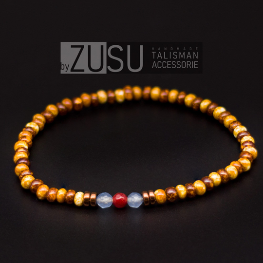 Agate Men's Tiny Bracelet, Minimalist Mens Bracelet, Beaded Bracelet For Men, Gift Boyfriend/Husband