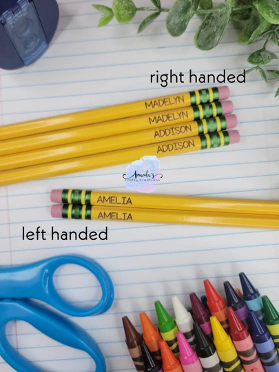 Wood Engraved Pencils, Ticonderoga Personalized Pencil Engraving, Daily Affirmations, School Supplies, Custom