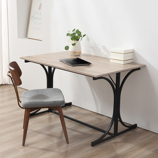 HOMCOM 47" Narrow Modern Console Entryway Desk, Compact & Space-Saving Convertible Dining Table Design, Media Surface