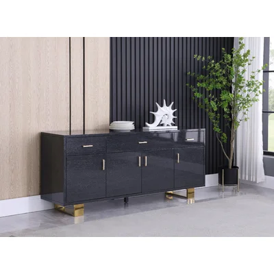 Woolum 72'' Wide 3 Drawer Sideboard