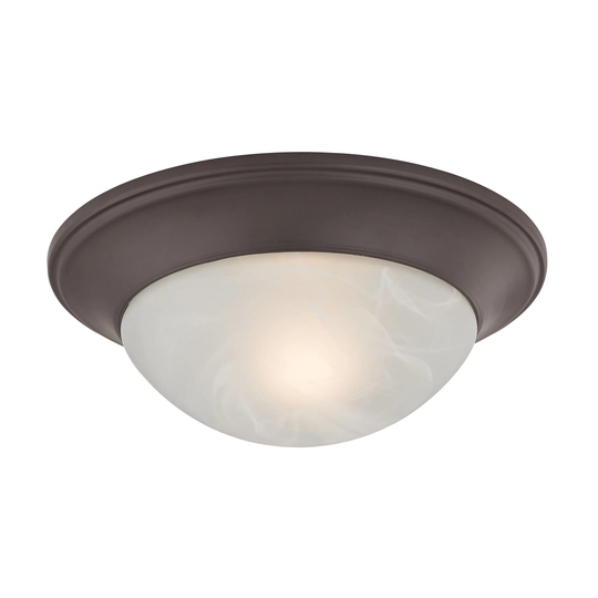 Cornerstone Oil Rubbed Bronze 1-light Flush mount