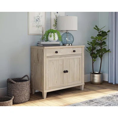 Hammond ® Collection Chalk Oak Library Cabinet With Doors