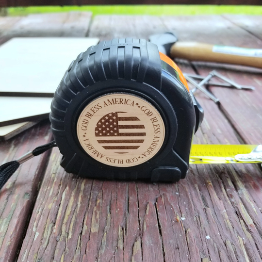 Measuring Tape - Gift For Dad Birthday From Kids Patriotic American Flag Military