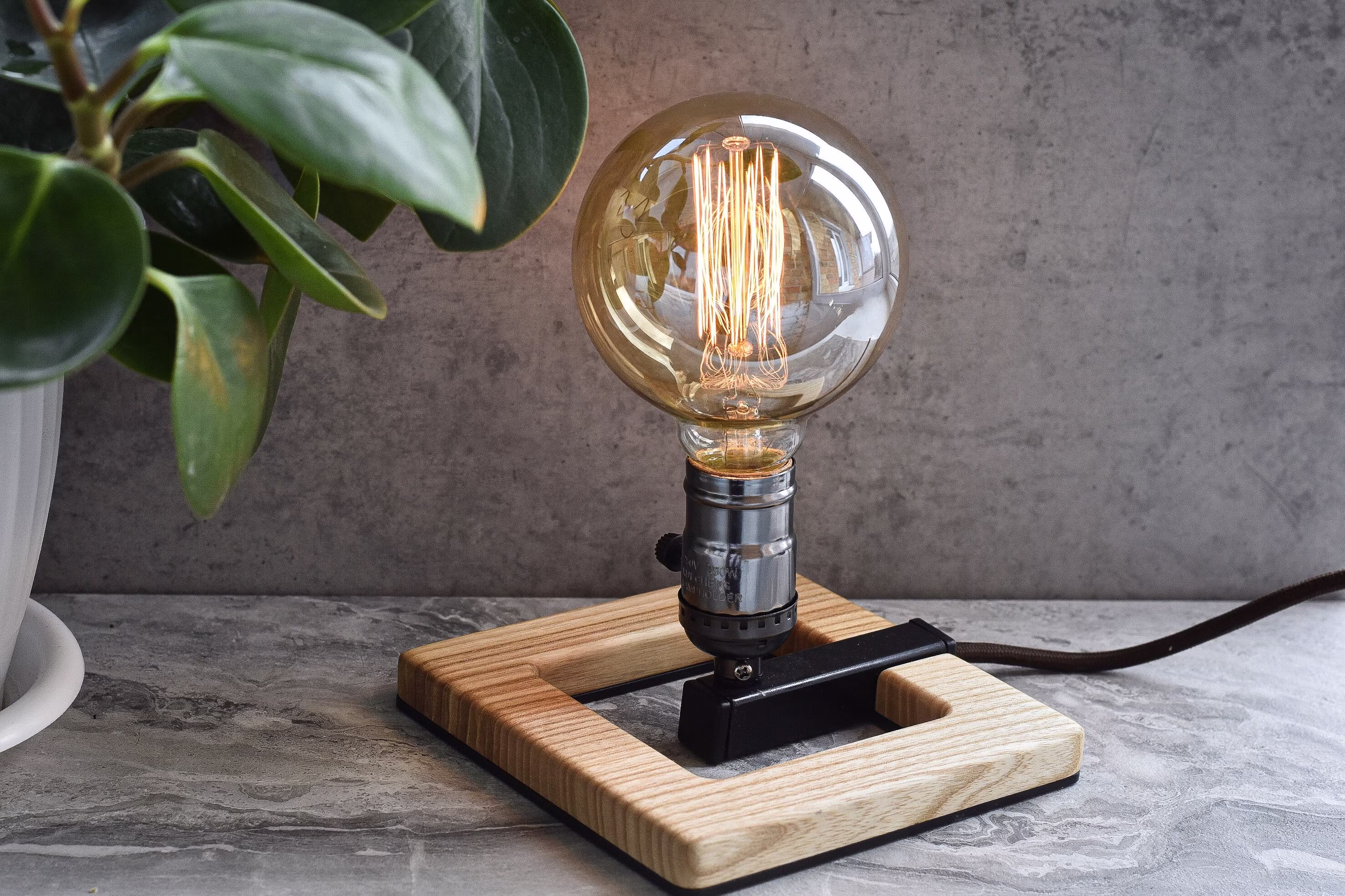 Industrial Table Lamp Steampunk Edison Metal Unique Vintage Bedside Retro For Home Decor Desk Mom Gift Nightstand