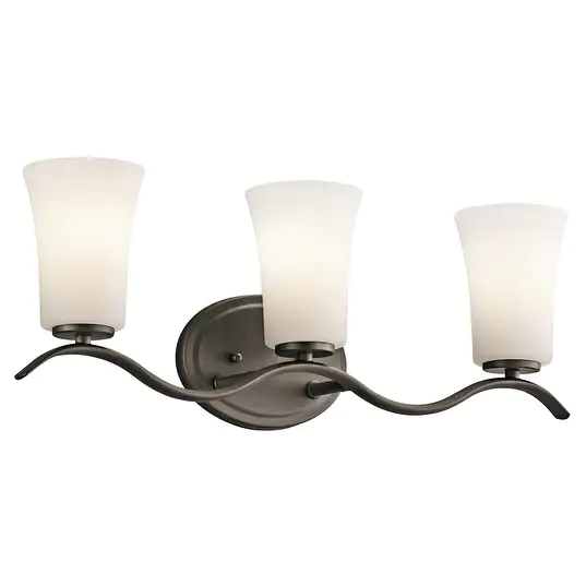 Kichler Lighting Armida Collection 3-light Olde Bronze LED Bath/Vanity Light