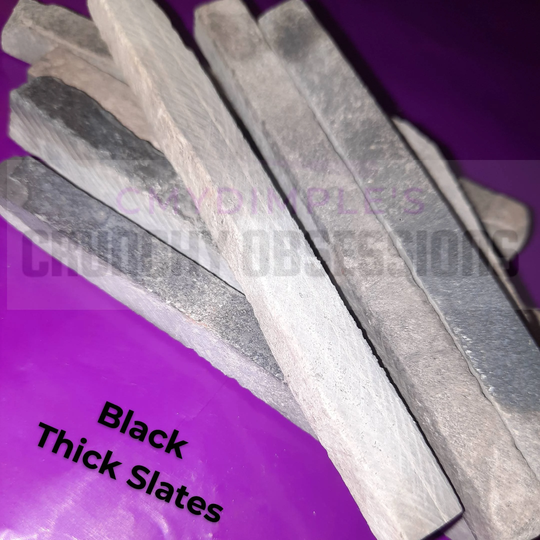 Black Slates, Slate Pencils, Thick Slates