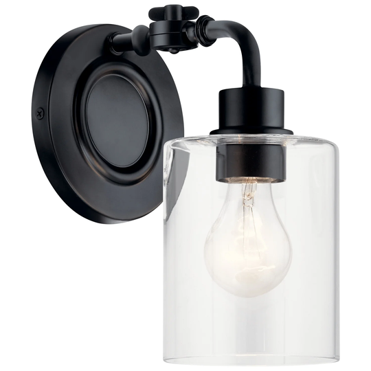 Kichler Lighting Gunnison 5.5 inch 1-Light Vanity Light Black