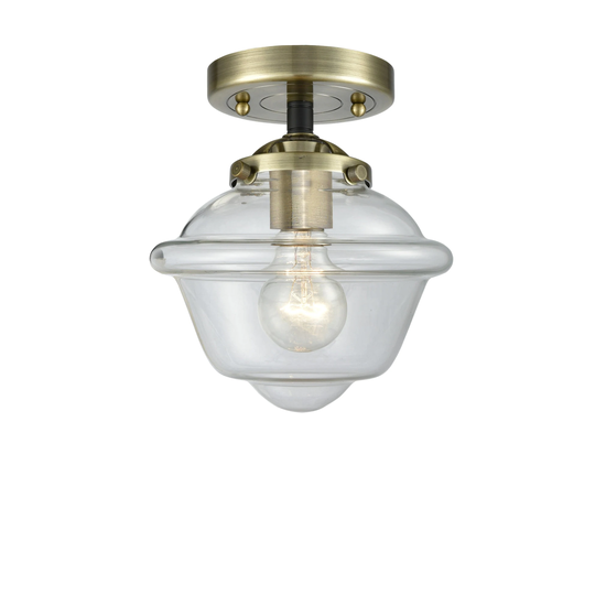 Innovations Lighting Small Oxford 8" Wide Semi-Flush Ceiling Fixture