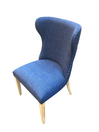 Dining Chairs Hand-Tufted Solid Wood Decorative Nails