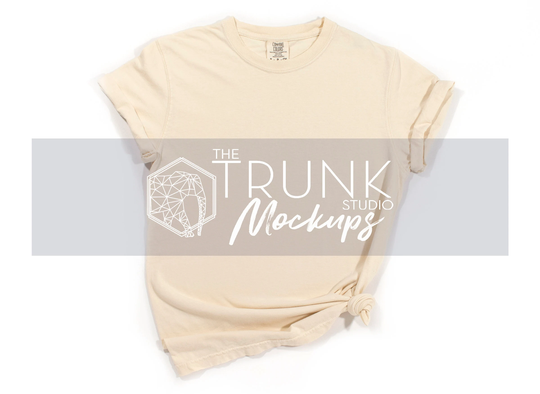 1717 Comfort Colors Ivory Mock-Up, Shirt Mockups, Mock Up, Mock-Up, Tshirt Up