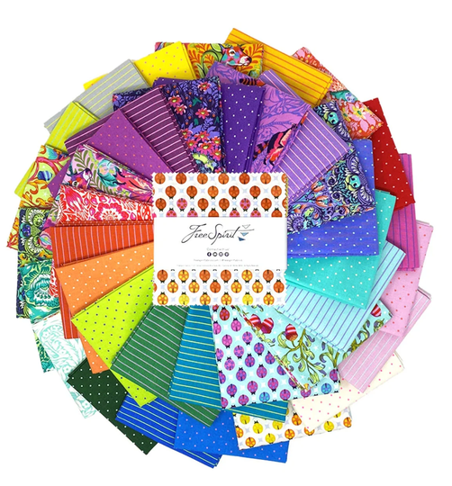 Tiny Beasts With True Colors - Tula Pink Freespirit 42 Pieces 5" Squares Charm Pack Fb6Cptp.beast