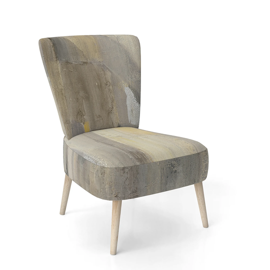 Designart 'Gold Square Watercolor' Upholstered Glam Accent Chair