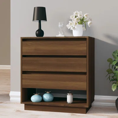 Tashiba 27.6" Wide 3 Drawer Sideboard