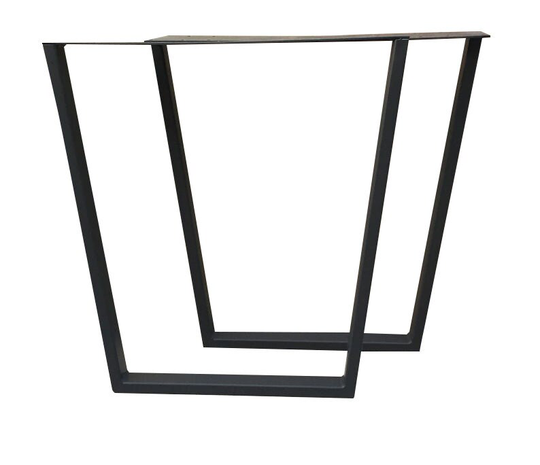 steel Table Legs Taper Set Of 2, Any Size